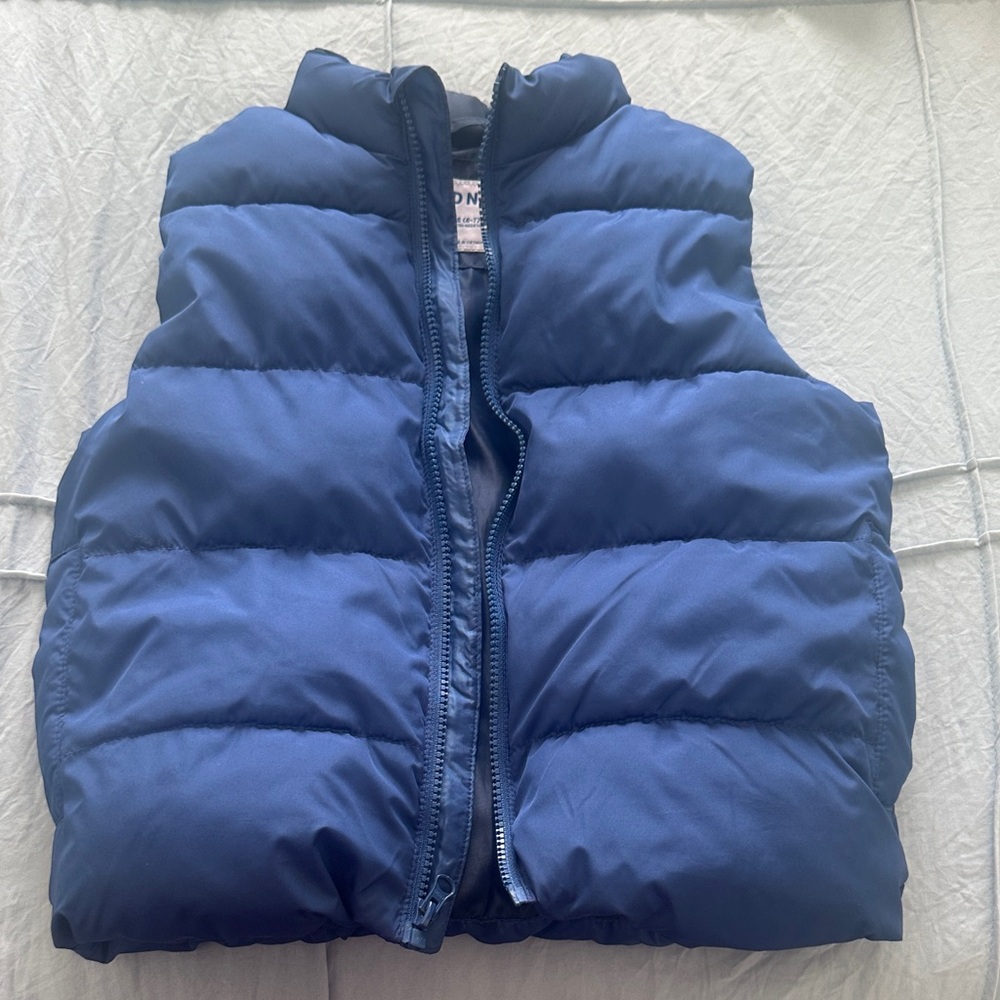 Old Navy Navy Blue Kids Puffer Vest